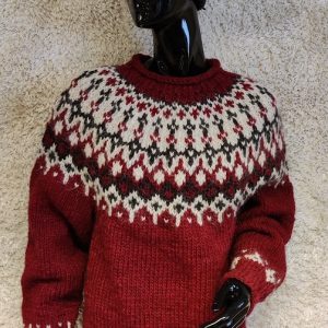 "Tulihelmet" -islantilainen villapaita