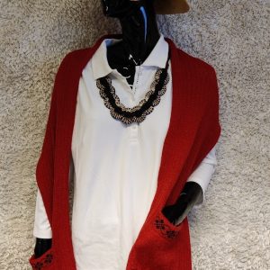 Hartiahuivi punainen