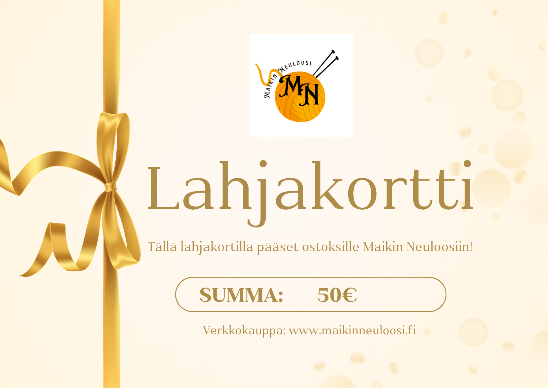 Lahjakortti 50€